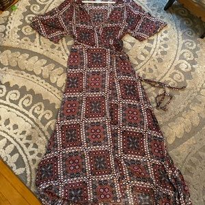 Maxi Wrap Dress, Large